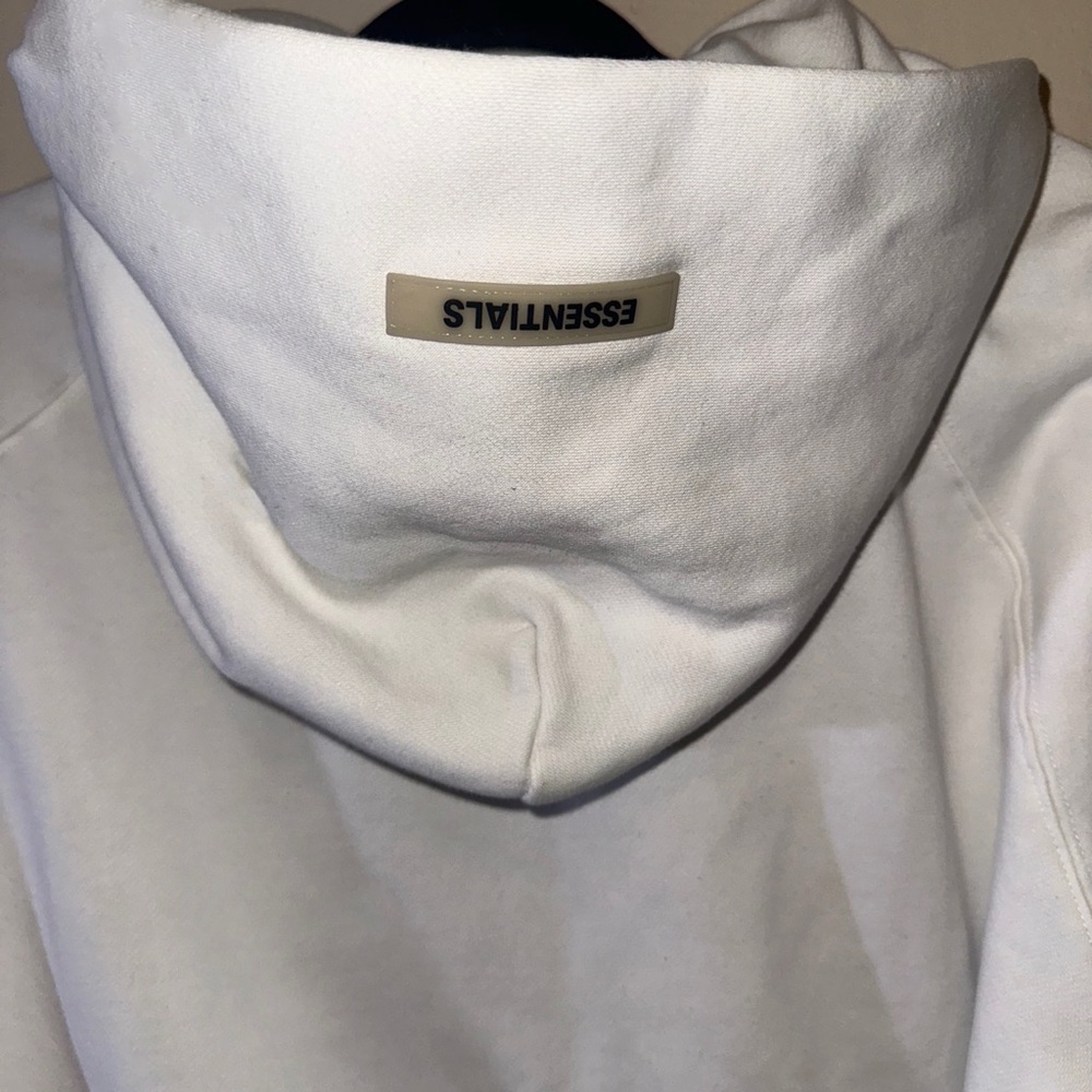 Essentials White Turtleneck Sweater